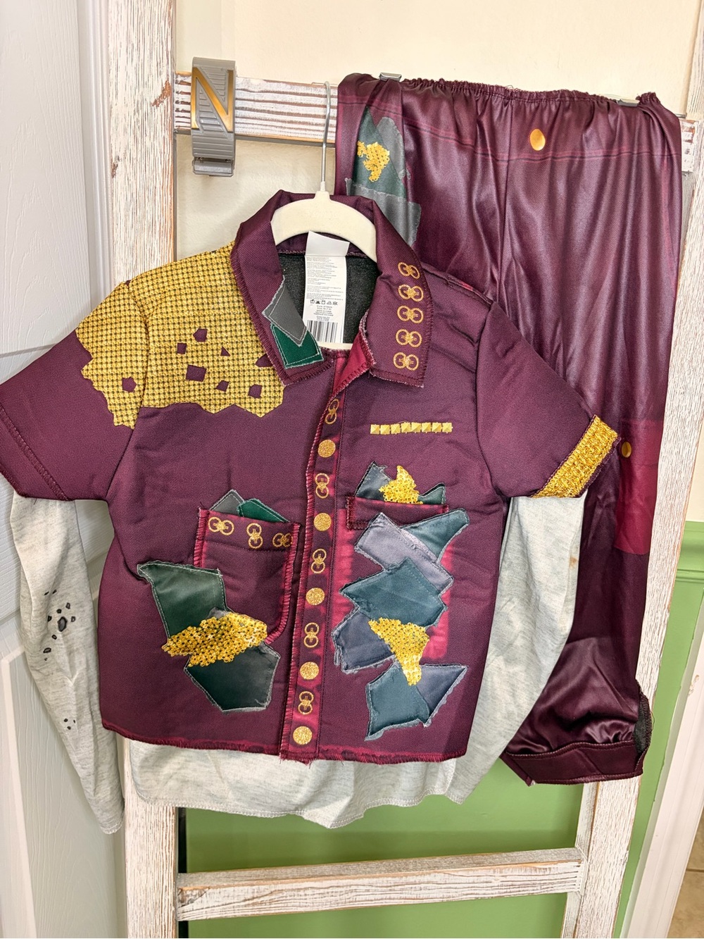 🧟♂️ Disney ZOMBIES Eliza Deluxe Costume w/ Working Z-Band Kids M 7/8